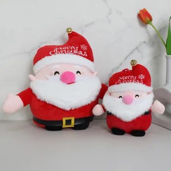 Kawai Креативни Коледни Подаръци, Дядо Коледа Кукла Плюшени Играчки Сцена Висулка За Украса На Дома Мека Играчка За Момичета, Детски Подарък